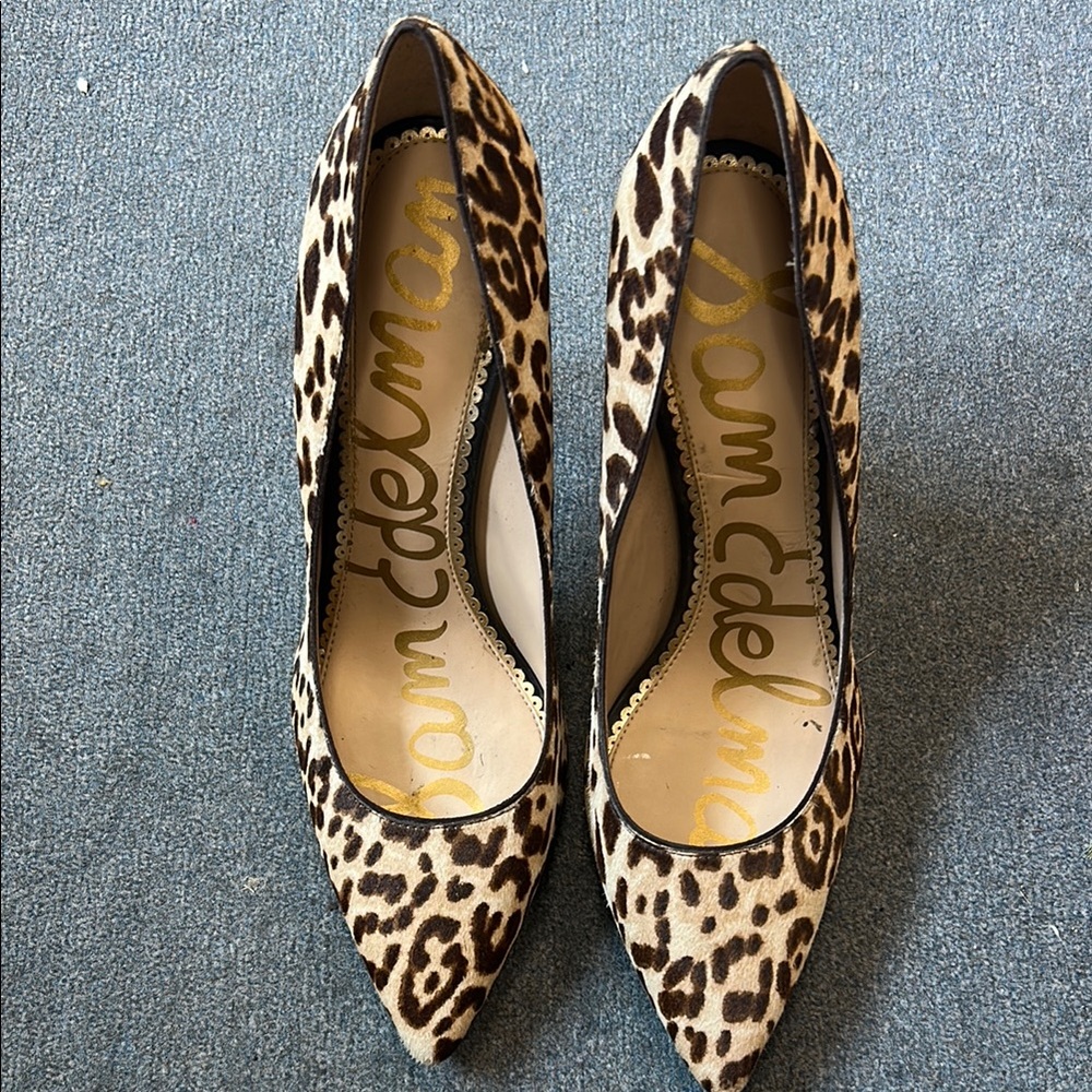 Sam Edelman Brown and Black Heeled Shoes